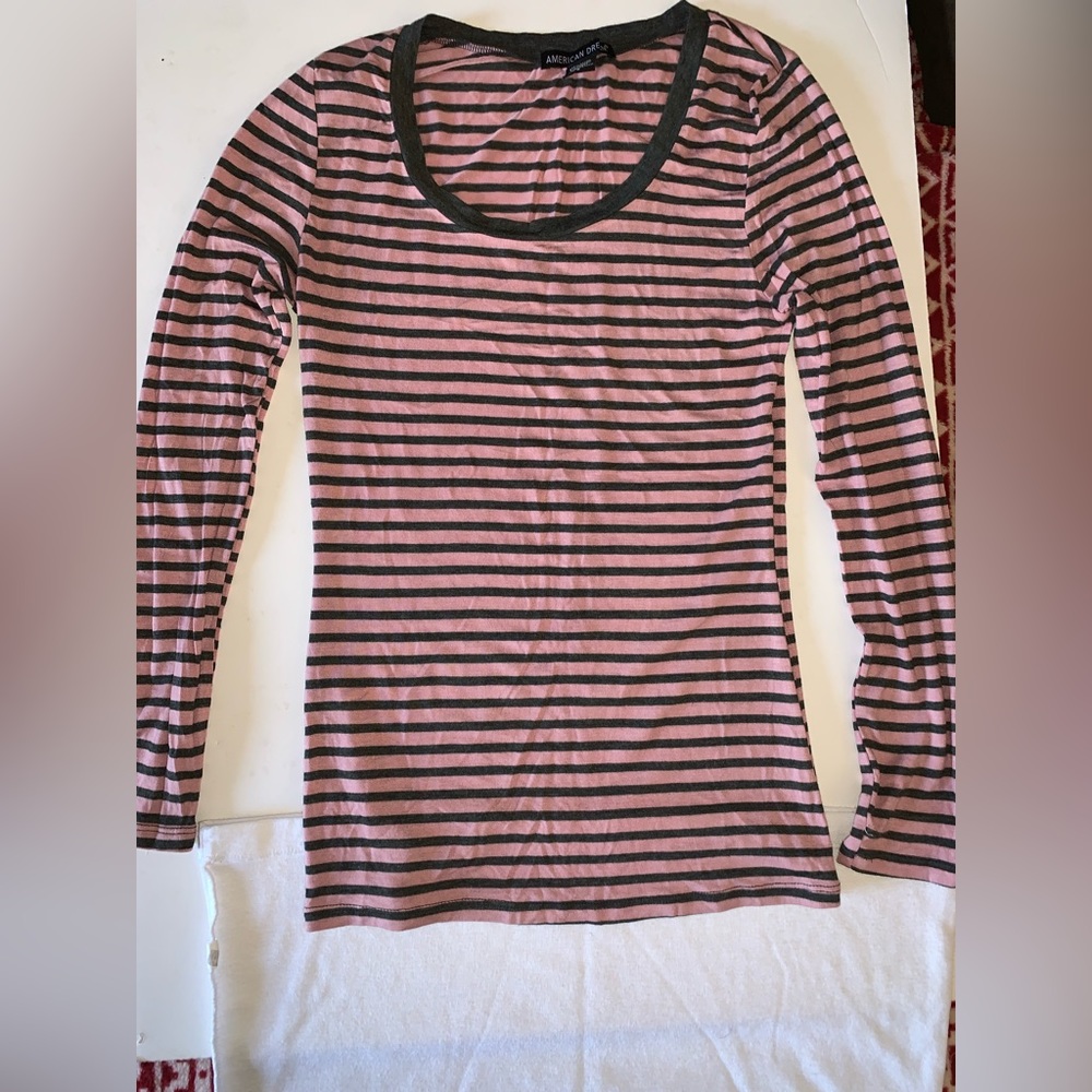 American dream, pink brown long sleeve, small